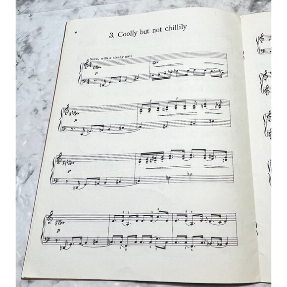 Hexahedron Piano Solo Sheet Music Vintage Robert Starer 1971 MCA - Picture 6 of 6